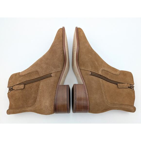 Cole Haan Naia Pointed Toe Block Heel Booties Women's Brown Size US7B - Picture 5 of 13